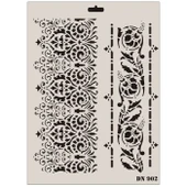 Rich Dantel Seri DN-902 Stencil 35x25 cm thumbnail 5