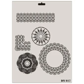 Rich Dantel Seri DN-917 Stencil 35x25 cm thumbnail 4