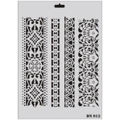 Rich Dantel Seri DN-913 Stencil 35x25 cm thumbnail 1
