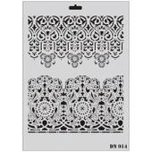 Rich Dantel Seri DN-914 Stencil 35x25 cm thumbnail 5