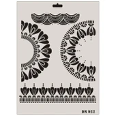 Rich Dantel Seri DN-922 Stencil 35x25 cm thumbnail 1