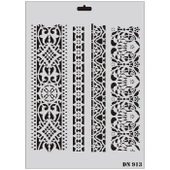 Rich Dantel Seri DN-913 Stencil 35x25 cm thumbnail 4