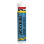 Soudal Acryrub Silikonize Mastik 310 ml Gri thumbnail 2
