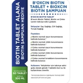 Bioxcin Biotin 5000 Mcg 60 Tablet + Biotin Şampuan 300 ml thumbnail 4