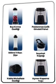 GOLDMASTER MİXUP GM-7259 KİŞİSEL BLENDER INOX thumbnail 7