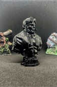 TatuCraft Hellboy II Büst 10cm - Siyah thumbnail 2