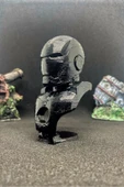 TatuCraft İron Man Büst 10cm - Siyah thumbnail 3