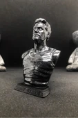 TatuCraft Iron Man Tony Büst 10cm - Silver Efekt thumbnail 3