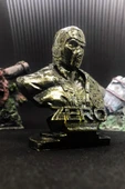 TatuCraft Mortal Kombat Sub-Zero Büst 10cm - Gold Efekt thumbnail 3