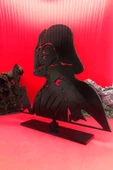 TatuCraft Star Wars Darth Vader 2d Figür - Siyah thumbnail 3