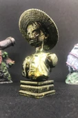 TatuCraft One Piece Monkey D. Luffy Büst 10cm - Gold Efekt thumbnail 2