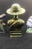 TatuCraft One Piece Monkey D. Luffy Büst 10cm - Gold Efekt thumbnail 3