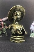 TatuCraft One Piece Monkey D. Luffy Büst 10cm - Gold Efekt thumbnail 1