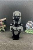 TatuCraft İron Man Büst 10cm - Siyah thumbnail 1