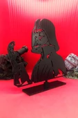 TatuCraft Star Wars Darth Vader 2d Figür - Siyah thumbnail 2