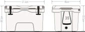 Icepeak Aden Plus Buzluk 35 Litre thumbnail 2