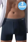 Erkek  6'lı  Pamuklu  Likralı  Boxer thumbnail 7