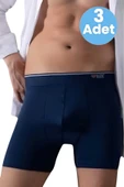 Erkek  6'lı  Pamuklu  Likralı  Boxer thumbnail 2