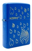 Zippo Sky Blue Flame Dizayn Çakmak thumbnail 1