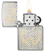 Zippo Tread Flame Dizayn Çakmak thumbnail 3