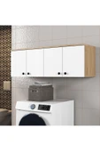 Ferniso Mobilya Banyo Dolabı 4 Kapaklı Beyaz thumbnail 1