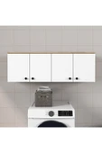 Ferniso Mobilya Banyo Dolabı 4 Kapaklı Beyaz thumbnail 3