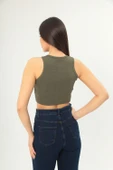 Fitilli Görünümlü Askılı Kalın Esnek Örme basıc crop thumbnail 3