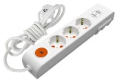 Mutlusan Ritech 3'lü Usb Topraklı Priz Ç.Kor.2mt thumbnail 2