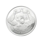 AgaKulche Gorilla Gümüş Sikke Coin thumbnail 2