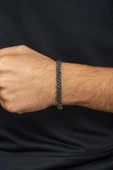 Örgü Hasır Model 925 Gümüş Bileklik Künye thumbnail 6