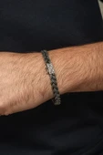 Örgü Hasır Model 925 Gümüş Bileklik Künye thumbnail 3