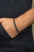 Örgü Hasır Model 925 Gümüş Bileklik Künye thumbnail 1