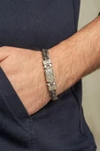 Örgü Hasır Model 925 Gümüş Bileklik Künye thumbnail 2