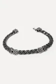 Örgü Hasır Model 925 Gümüş Bileklik Künye thumbnail 6