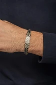 Örgü Hasır Model 925 Gümüş Bileklik Künye thumbnail 6