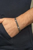 Örgü Hasır Model 925 Gümüş Bileklik Künye thumbnail 5