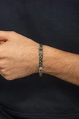 Örgü Hasır Model 925 Gümüş Bileklik Künye thumbnail 2