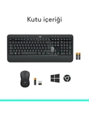 Logitech MK540 ADVANCED Kablosuz Türkçe Klavye Mouse Seti - Siyah thumbnail 8