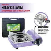 Orcamp Mini Çantalı Kamp Ocağı Mor 4 Kartuşlu Set thumbnail 3