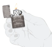 Zippo Harley Davidson Howling Wolves Dizayn Çakmak thumbnail 4