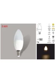 7 Watt Led Buji Ampul Beyaz Işık thumbnail 2
