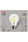 6 Watt Led Günışığı - Rustik E27 Duy Ampul thumbnail 3