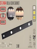 7 Watt 40 Cm Usb Şarjlı Sensörlü Bella Cabınet Ct-2464 thumbnail 2