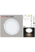 10 Adet 15 watt Slim Led Panel Gün Işığı thumbnail 3