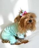 Minty Palm Kalın Penye Köpek Tulum Pijama thumbnail 5
