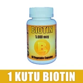Biotin 5000mg 60 Kapsül (1 KUTU) thumbnail 1