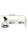 Bosch Professional GWS 750 Taşlama thumbnail 2