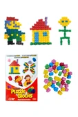 Puzzle Funny Blocks 40 Parça Yapı Blokları Lego thumbnail 1