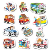 12-36 Ay İlk Magnet Puzzle - Taşıtlar thumbnail 3