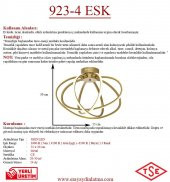 Eray Aydınlatma 923-4 4Lü Eskitme Led Avize thumbnail 3